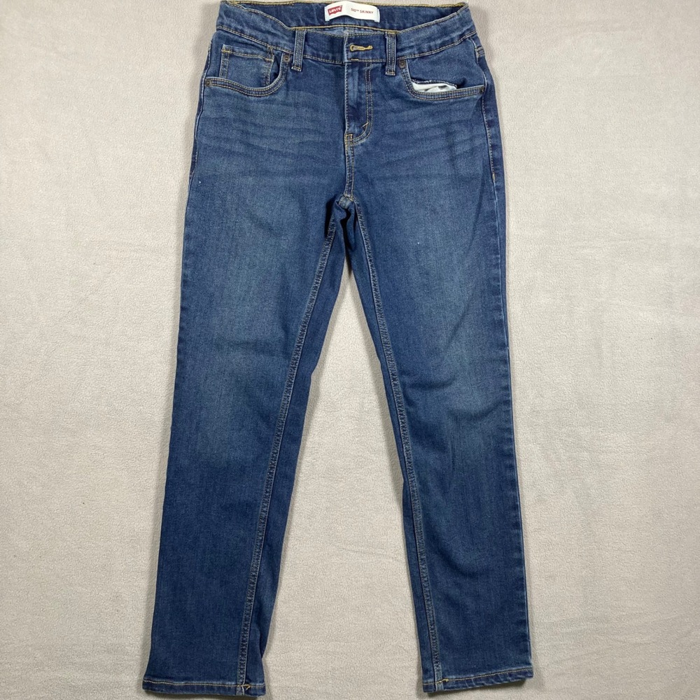 Levi's Jeans Boys 14 Regular Blue Skinny 510 Medium Wash